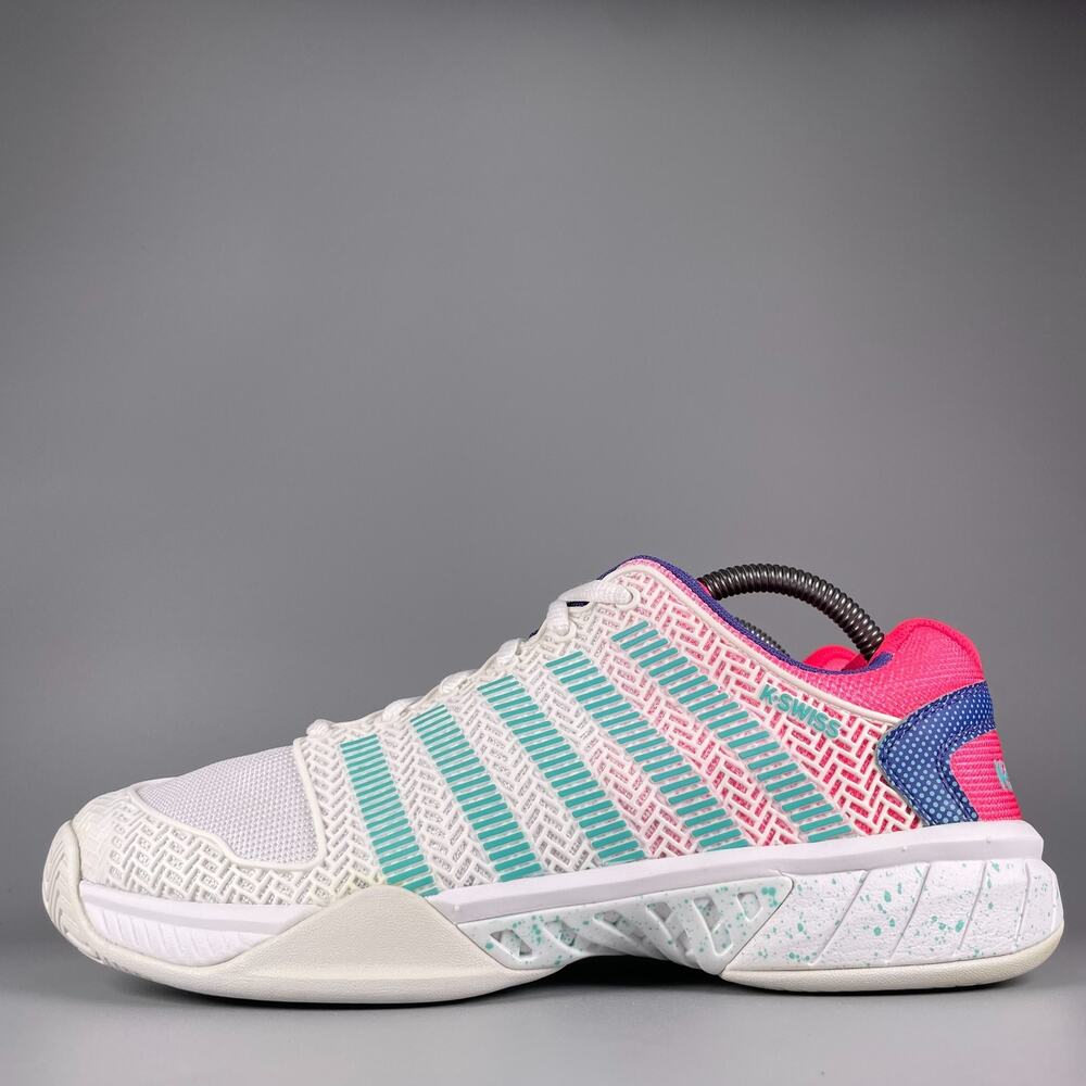 K-Swiss Express Light Women's Size 8 White Pink Running Pickleball Shoes Sneaker